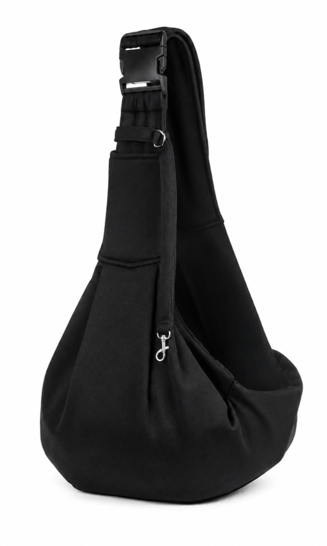 Luxury Cotton Blend Dog Sling Carrier, Hands-Free Pet Shoulder Bag (Up to 8kg)