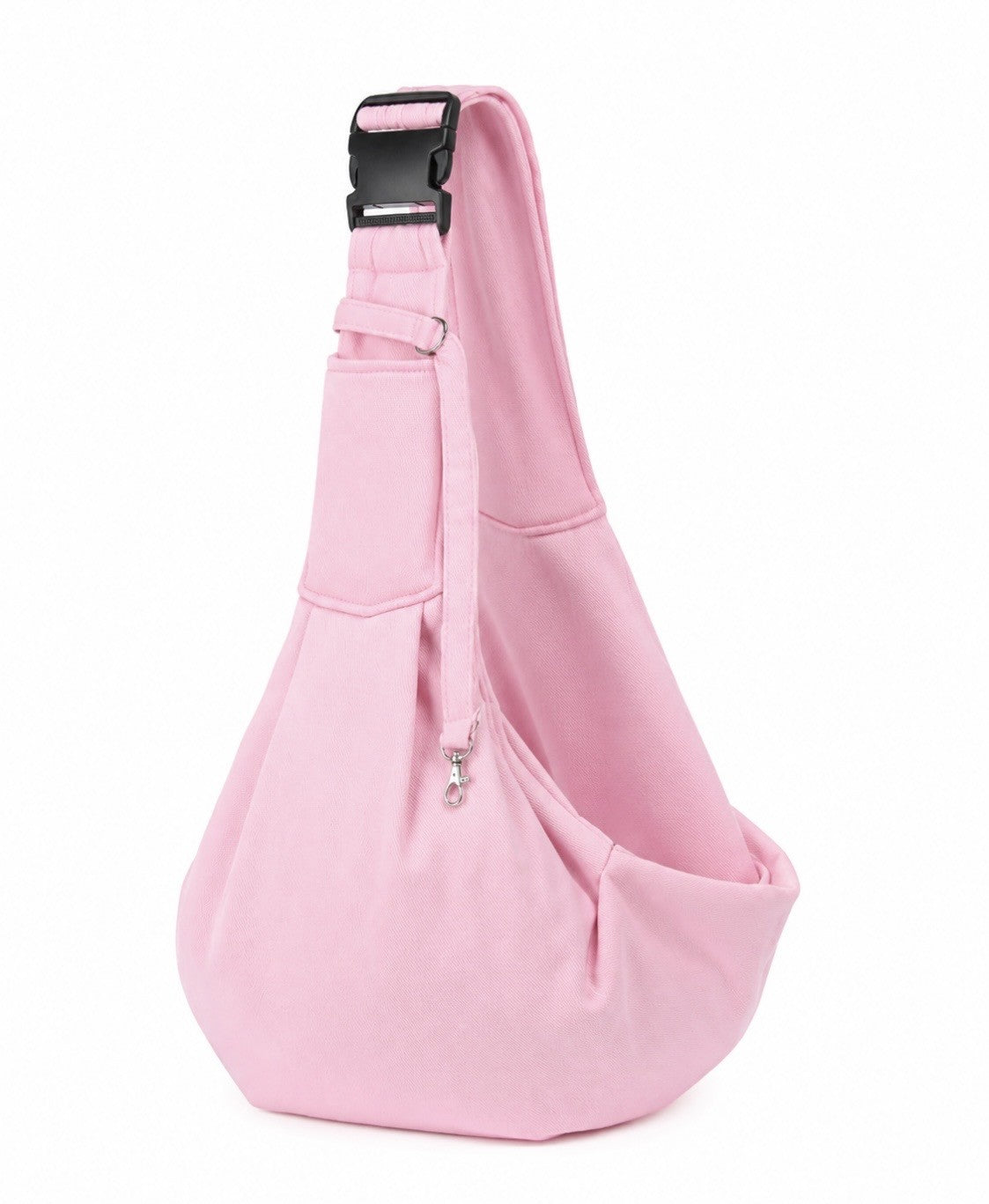 Luxury Cotton Blend Dog Sling Carrier, Hands-Free Pet Shoulder Bag (Up to 8kg)