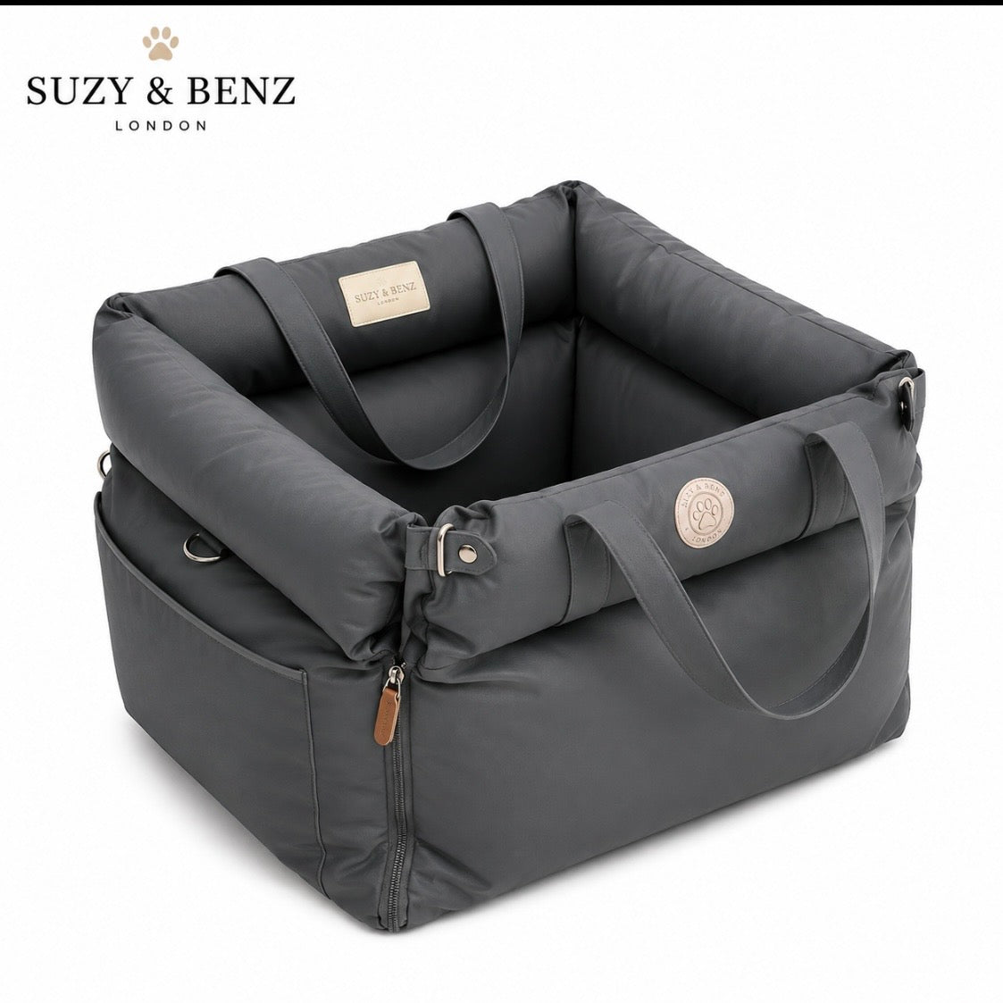 3-in-1 Dog Car Seat, travel bed & Carrier + Blanket