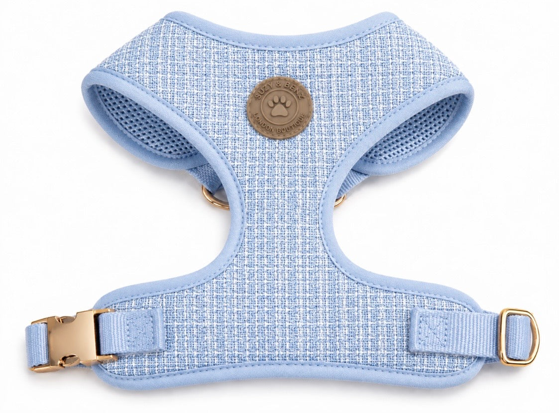 Luxury Tweed Dog Harness, The Chelsea Collection by Suzy & Benz London